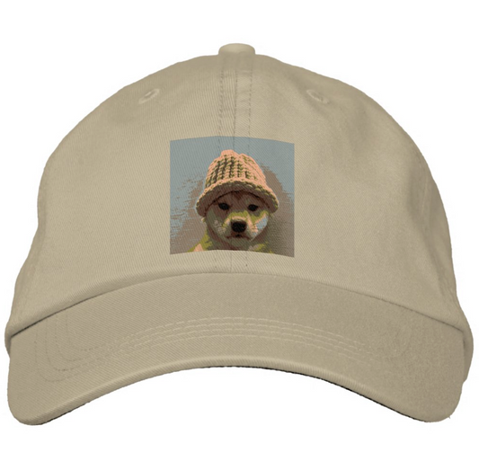 DOG WIFHAT BASEBALL HAT